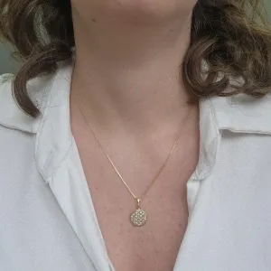 COLAR OURO CÍRCULO MACIÇO Z