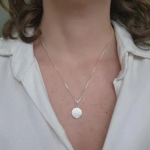 COLAR PRATA CÍRCULO MACIÇO Z