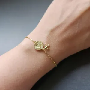 PULSEIRA OURO AMO VIAJAR