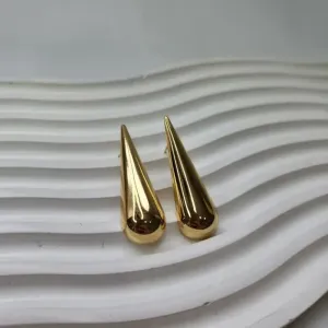 BRINCO OURO GOTA LISA M