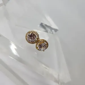 BRINCO OURO REDONDO LUXO