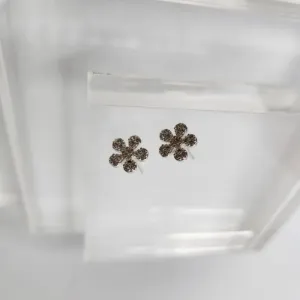 BRINCO PRATA FLOR G