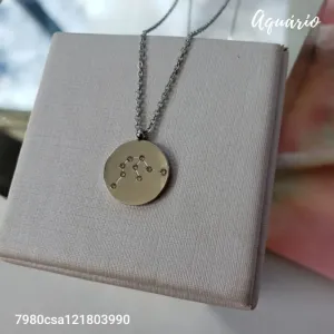 COLAR AÇO AQUÁRIO