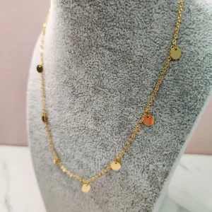 COLAR OURO DISCO PING