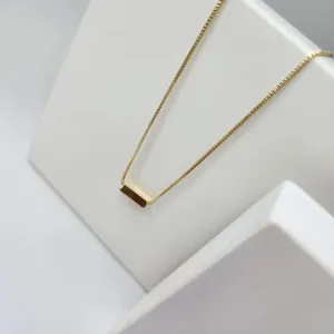 COLAR OURO PINO HORIZONTAL