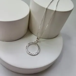 COLAR PRATA CÍRCULO VAZADO Z