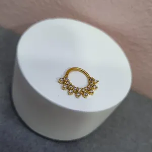 PIERCING OURO DE NARIZ PONTA ZIR