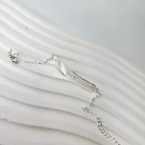 PULSEIRA PRATA PLACA PAZ