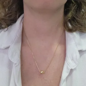 COLAR OURO ESFERA