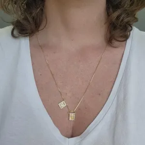 COLAR OURO ESCAPULÁRIO DIVINO Z