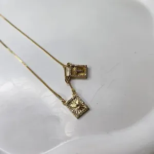 COLAR OURO ESCAPULÁRIO DIVINO Z