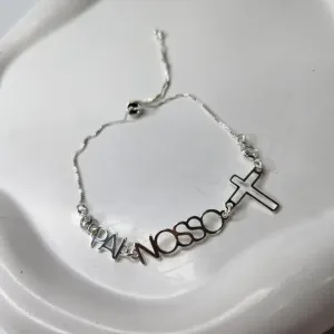 PULSEIRA PRATA PAI NOSSO