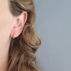 BRINCO OURO ARGOLA LISA P