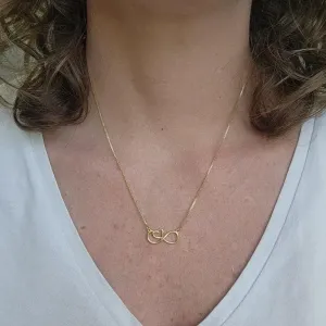 COLAR OURO INFINITO CORAÇÃO