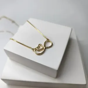 COLAR OURO INFINITO CORAÇÃO