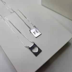 COLAR PRATA ESCAPULÁRIO FÉ