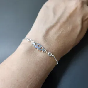 PULSEIRA PRATA OLHO