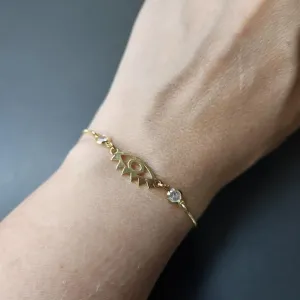 PULSEIRA OURO OLHO