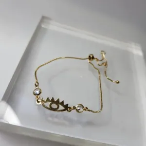 PULSEIRA OURO OLHO