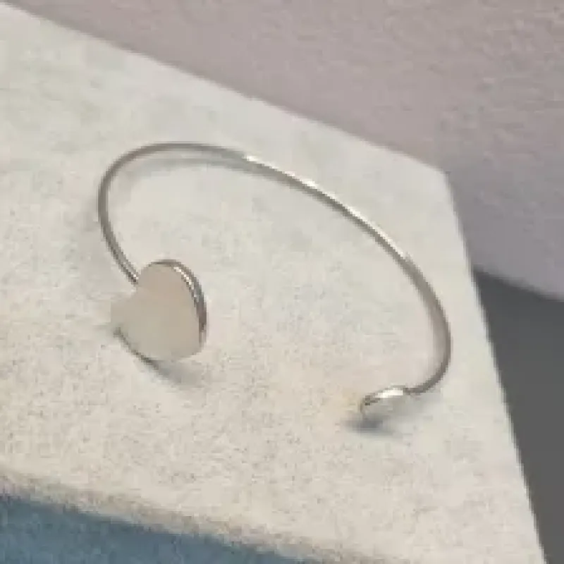 BRACELETE RODIO CORAÇÃO	
