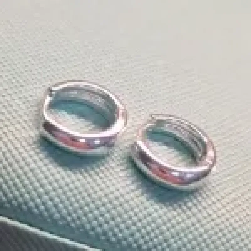 BRINCO ARGOLA PRATA LISA GOTA P	