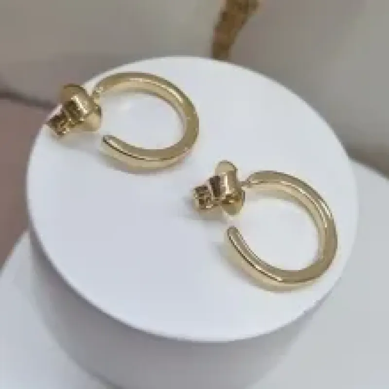 BRINCO OURO ARGOLA CHAPA P	