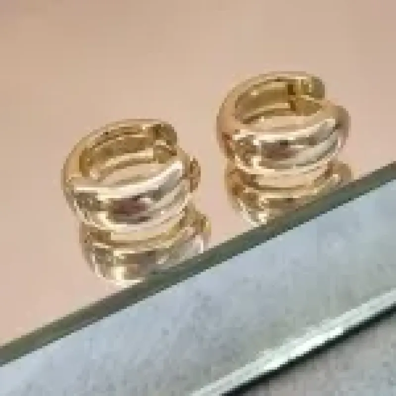 BRINCO OURO ARGOLA G LISA G	