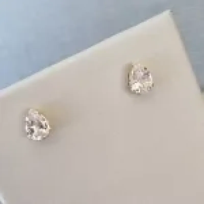 BRINCO OURO GOTINHA CRISTAL 