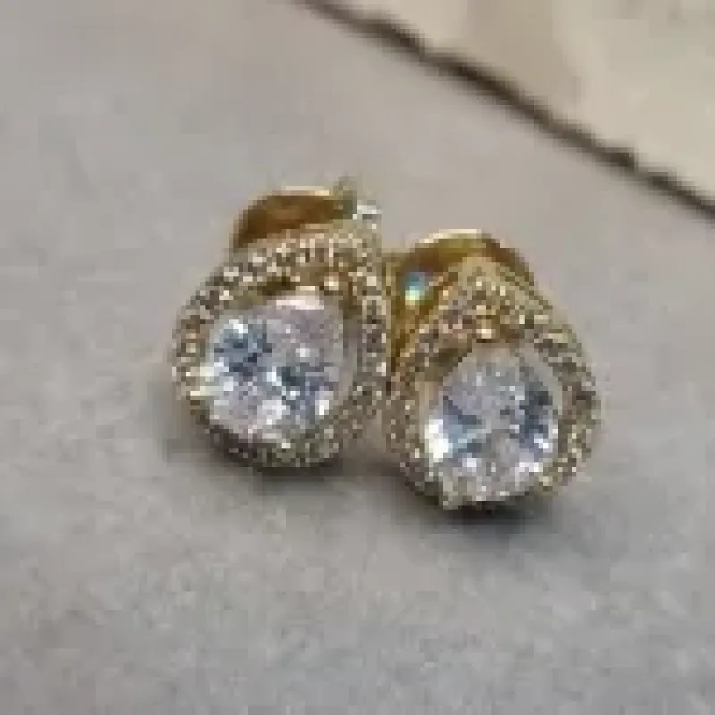 BRINCO OURO LUXO GOTA	