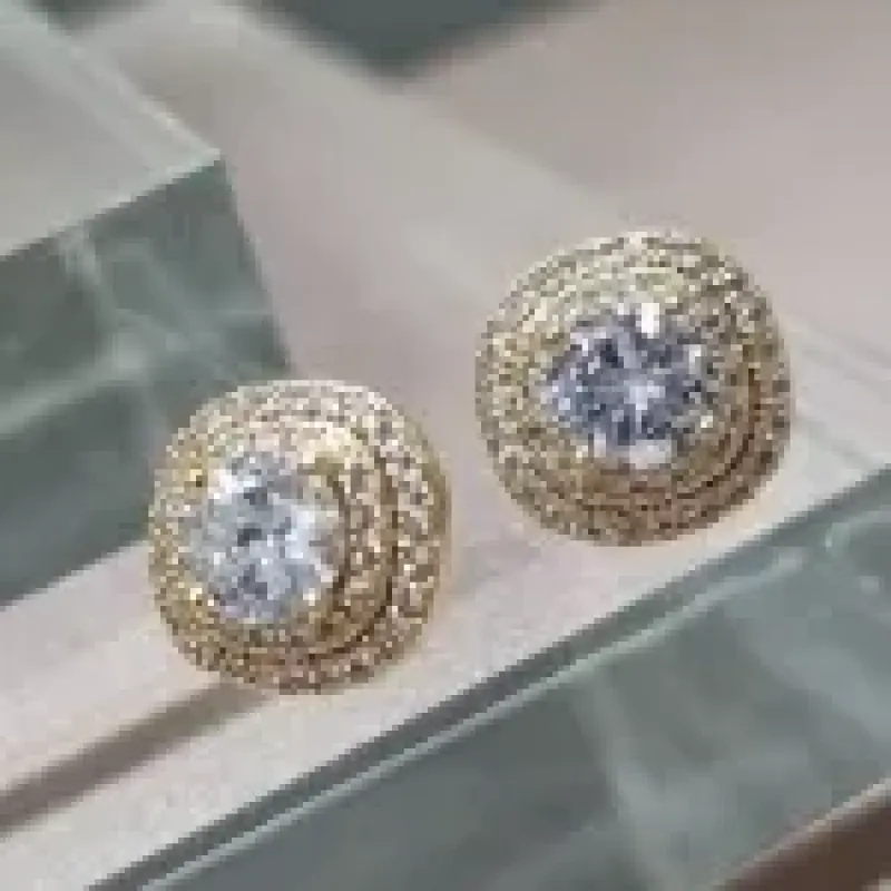 BRINCO OURO LUXO QUADRADO	