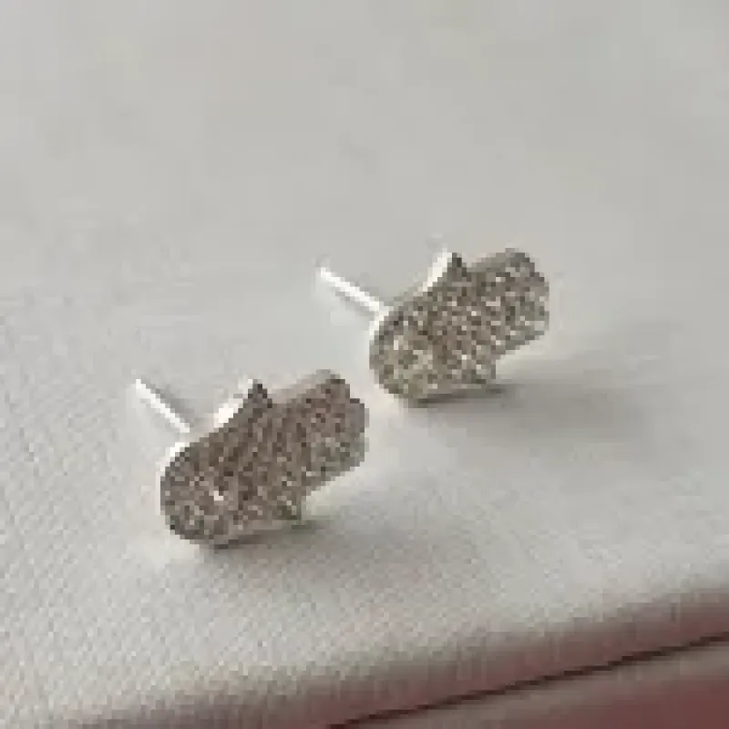 BRINCO PRATA MAO DE FÁTIMA