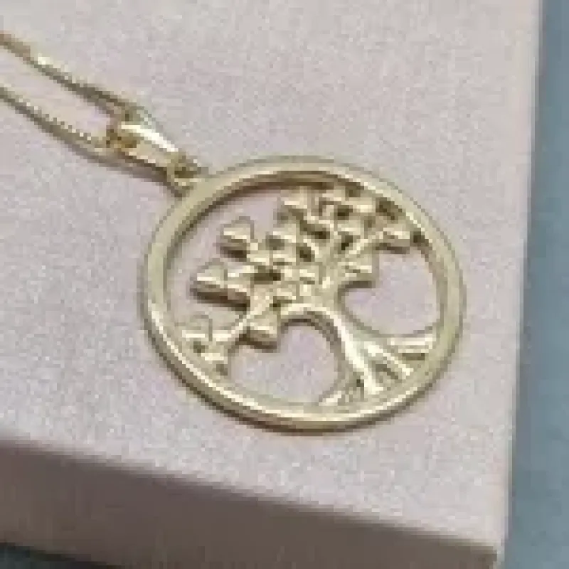 COLAR OURO ARVORE DA VIDA	