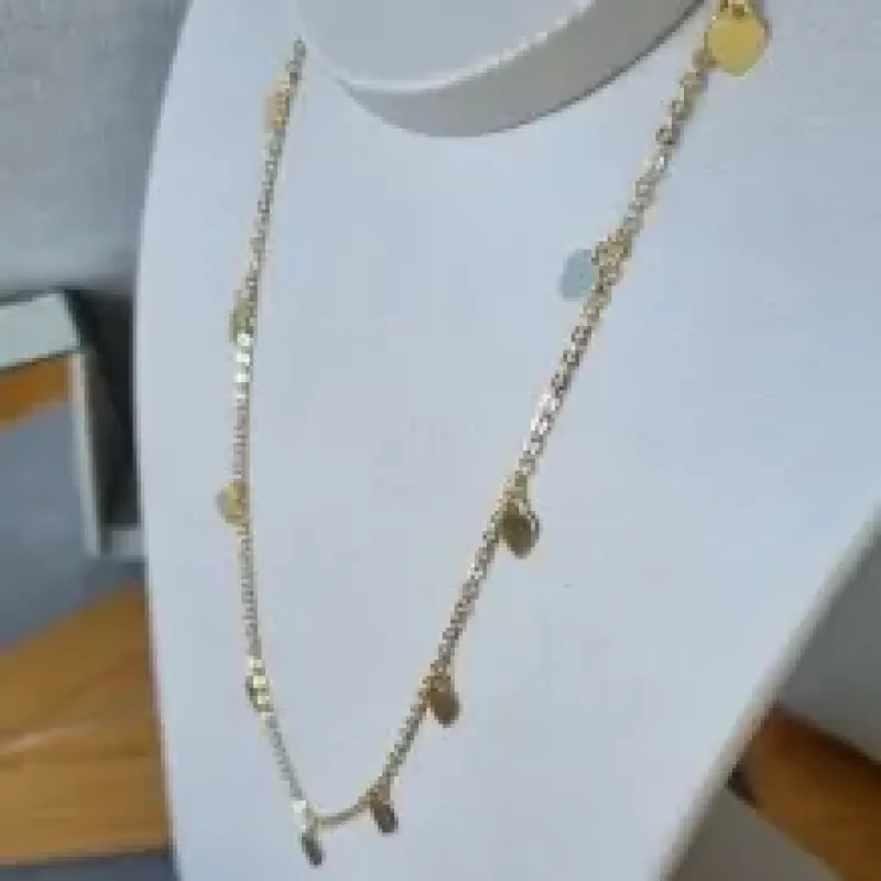 COLAR OURO CHOKER CORAÇÃO PING 