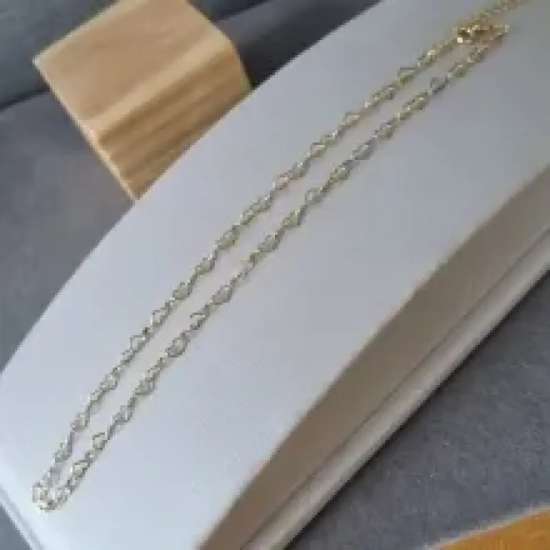 COLAR OURO CHOKER CORAÇÃO VAZ	