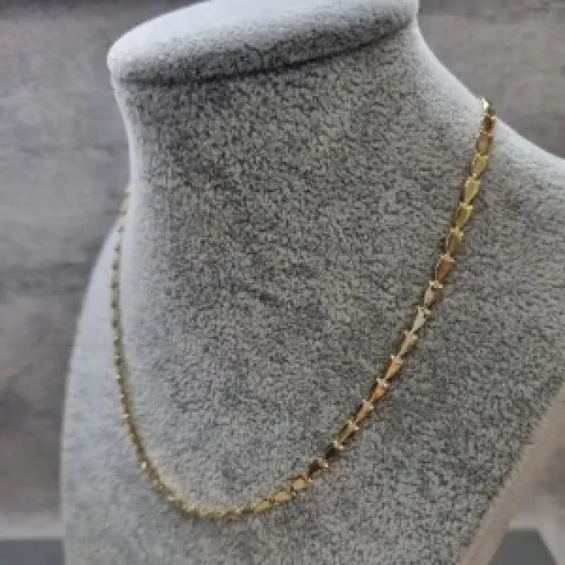 COLAR OURO CHOKER SETAS	