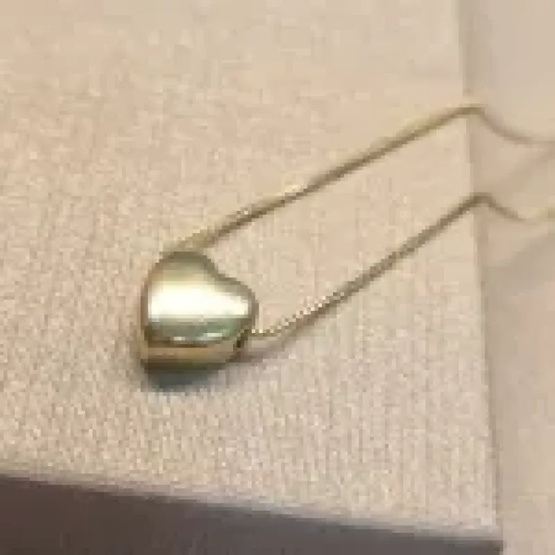 COLAR OURO CORAÇÃO LISO	