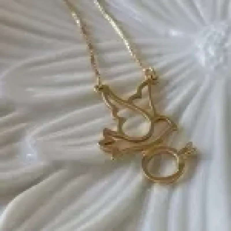 COLAR OURO DIVINO VAZADO ALIANÇA