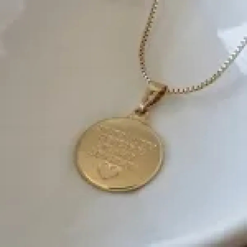 COLAR OURO HOPONOPONO