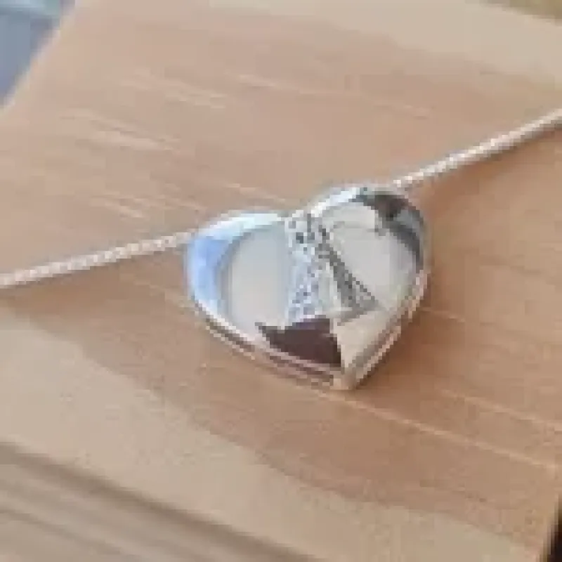 COLAR PRATA CORAÇÃO NS