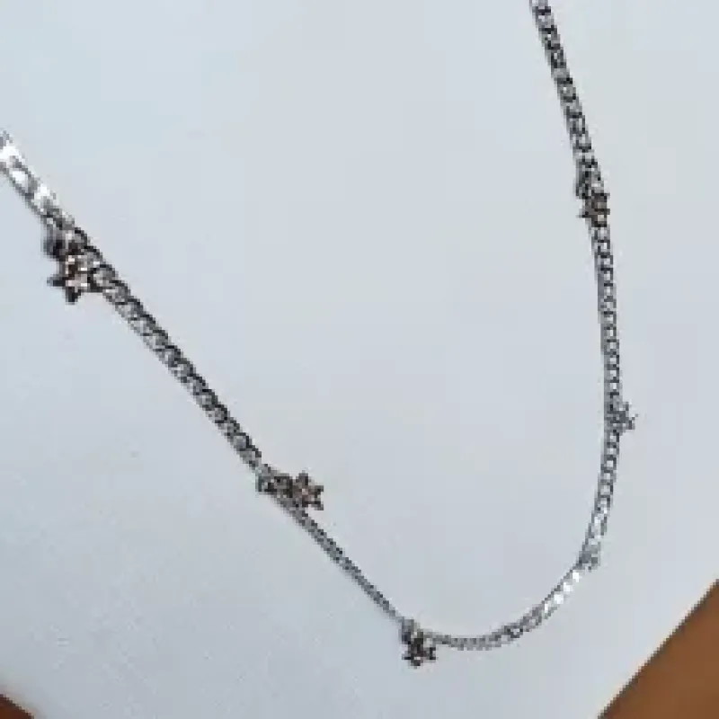 COLAR PRATA ESTRELAS