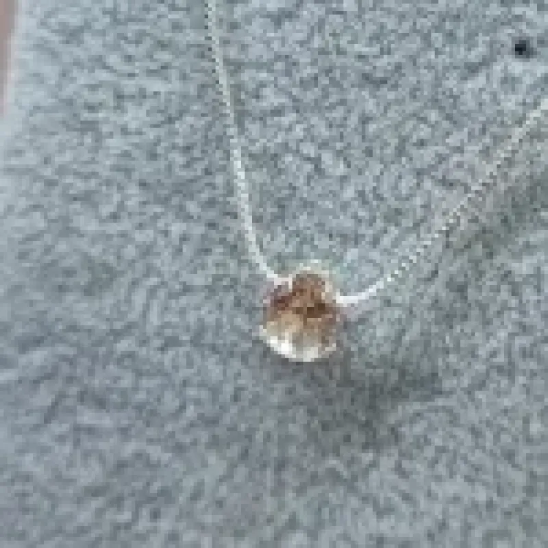 COLAR PRATA GOTINHA MORGANITA	