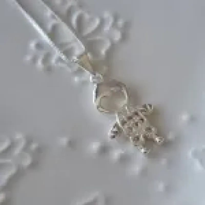 COLAR PRATA MENINO ZIRCÔNIAS
