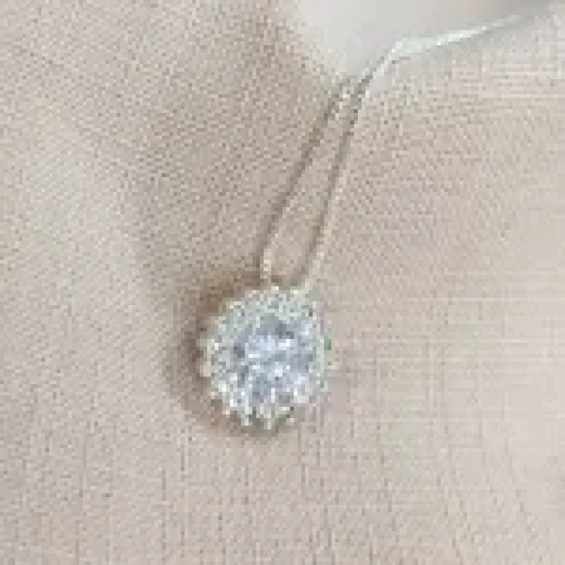COLAR PRATA Z CIRC CRISTAL	