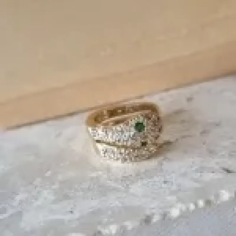 PIERCING FAKE OURO SERPENTE