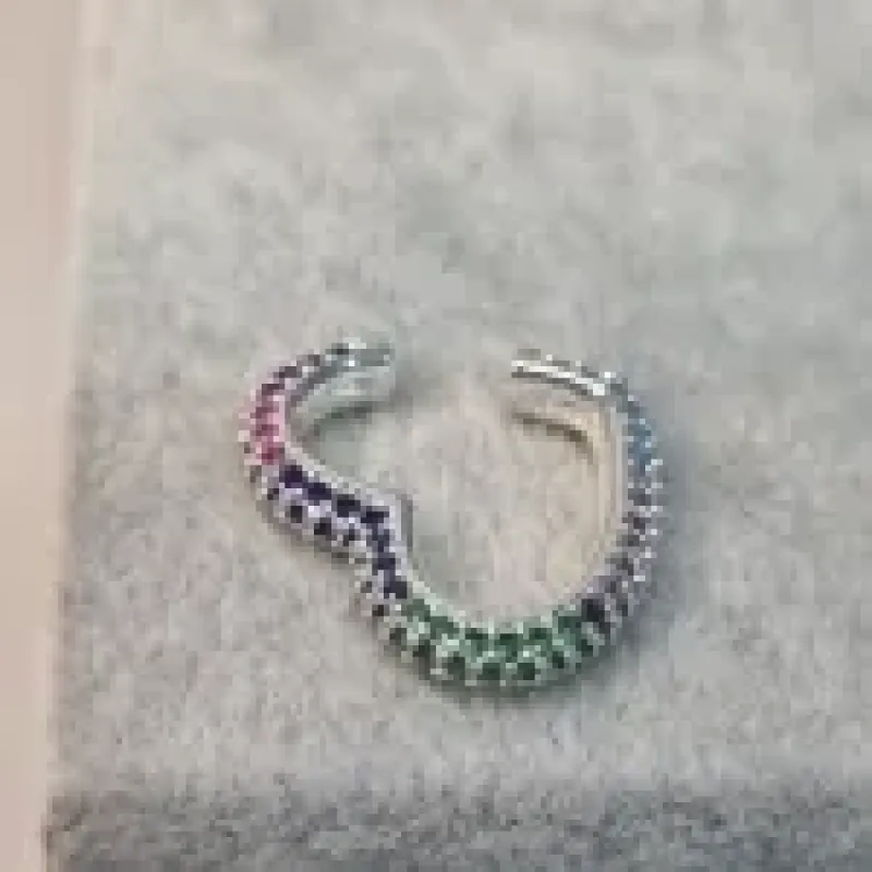 PIERCING FAKE PRATA R CORAÇÃO	