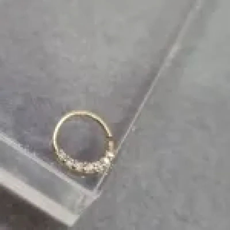 PIERCING OURO ZIRC MINI	