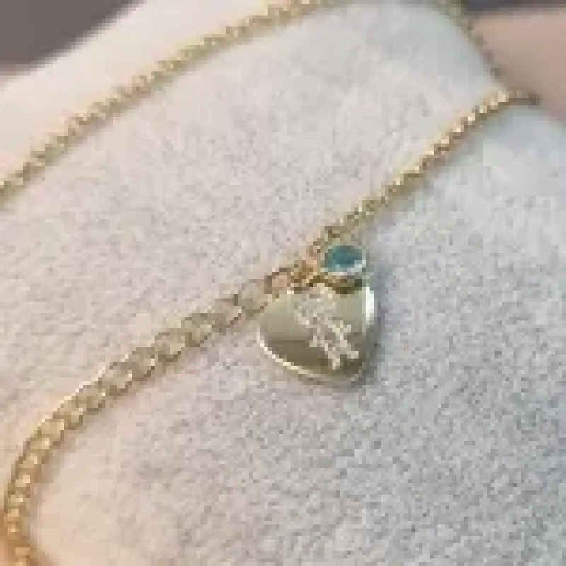 PULSEIRA OURO CORAÇÃO MENINO	