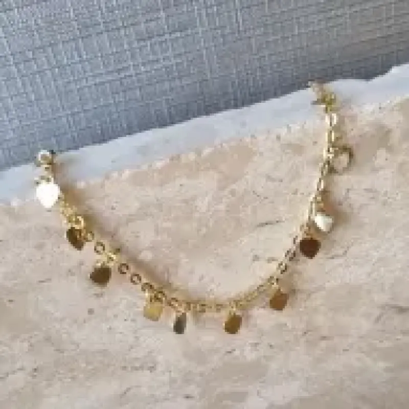 PULSEIRA OURO PINGS CORAÇÃO	