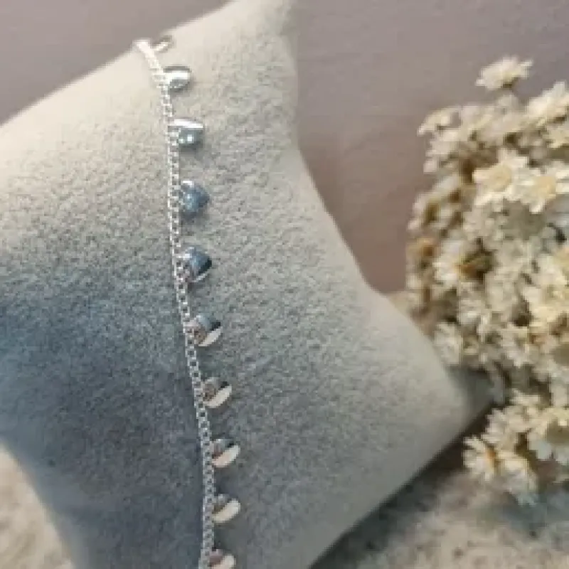 PULSEIRA PRATA CORRENTE CORA FIXO