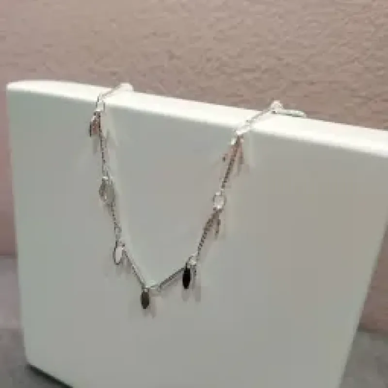 PULSEIRA PRATA PINGENTINHOS